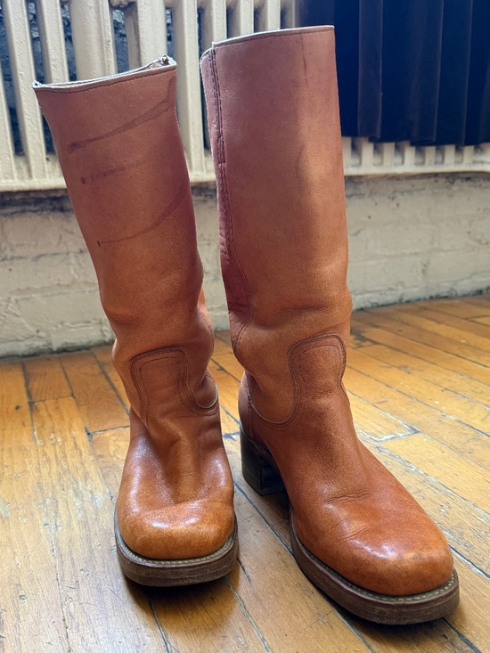 Frye Shoes - Women's Vintage Frye Campus Boot, Black Label, Size 9B